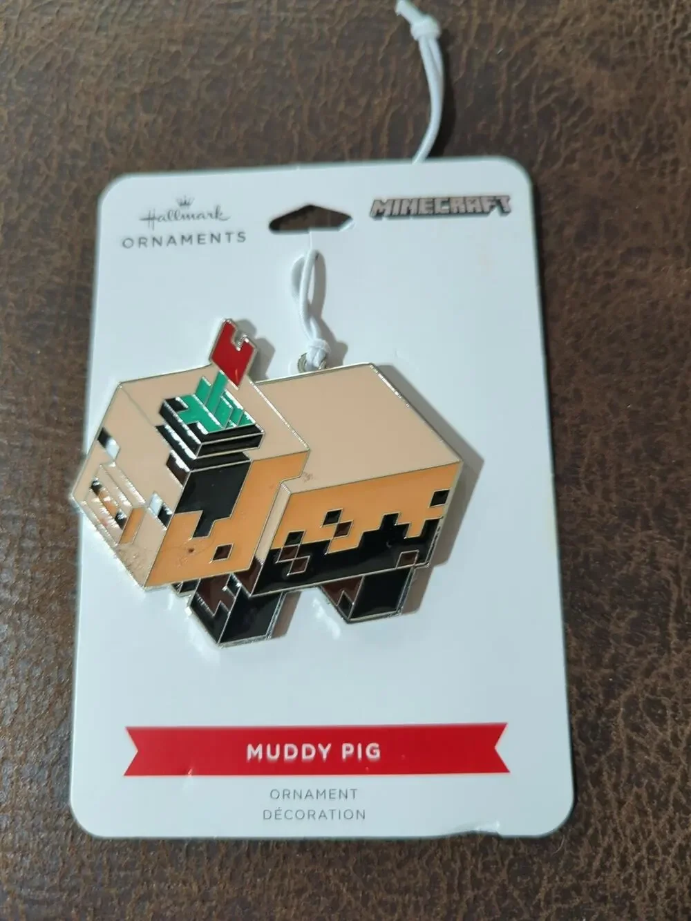 NEW Hallmark 2021 MineCraft Muddy Pig 3